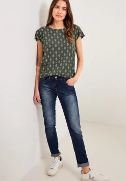Bluse Mit Minimalprint