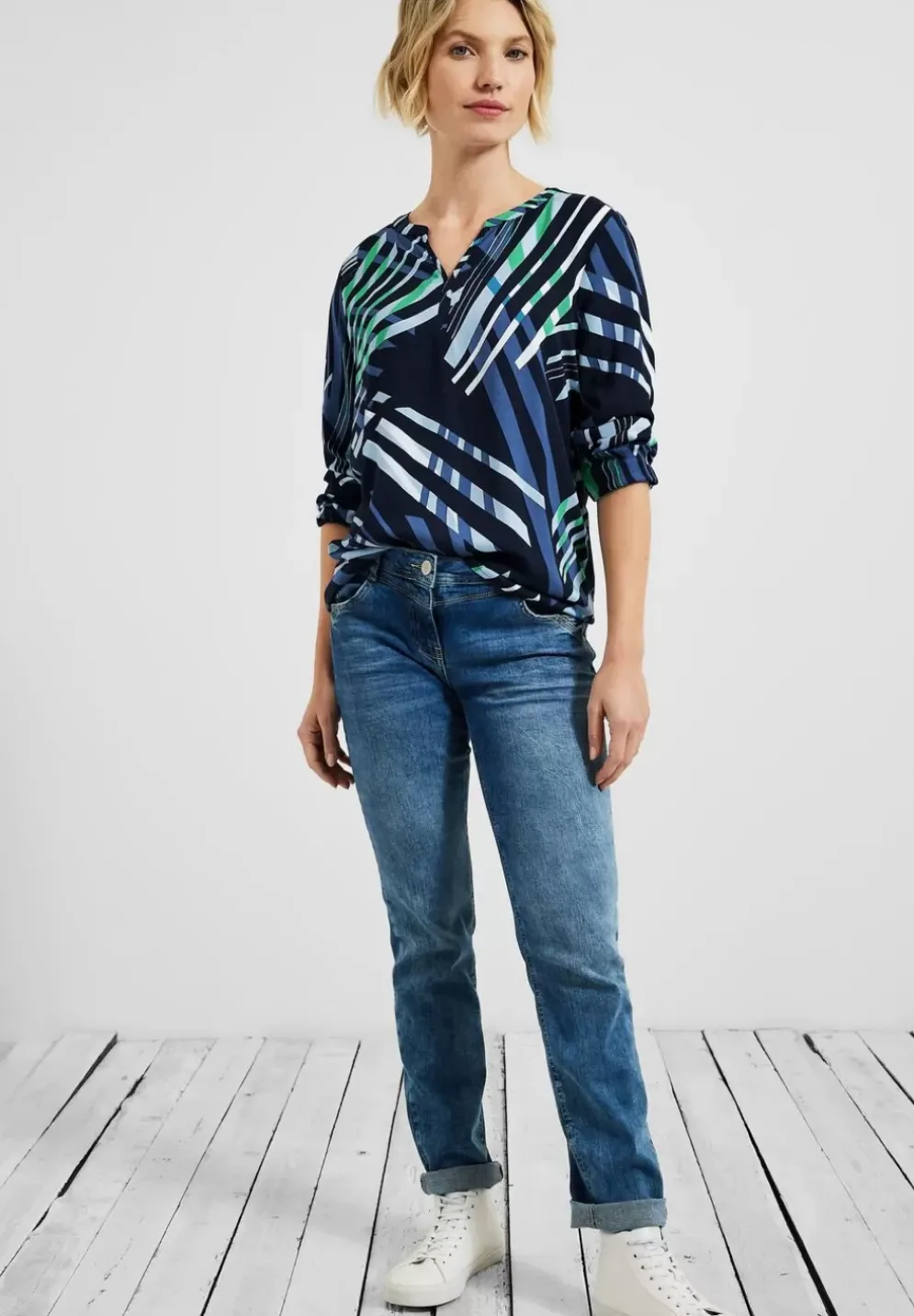 Bluse Mit Print