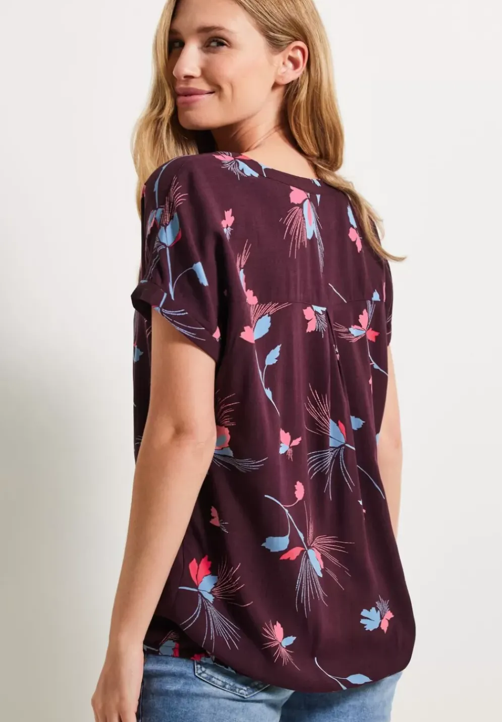 Bluse Mit Print
