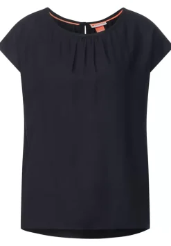 Bluse Mit Raffungen
