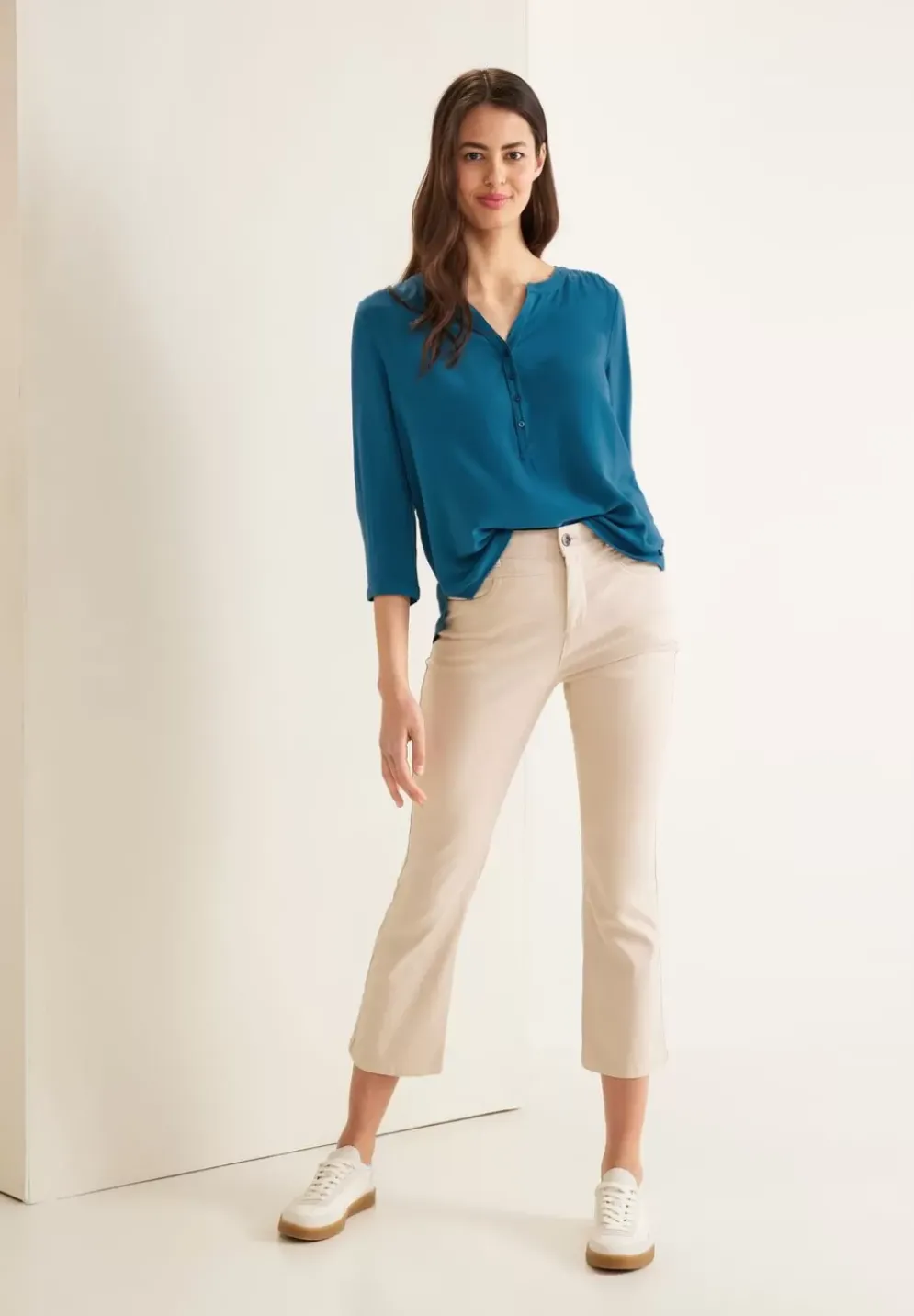 Bluse Mit Spitzendetail