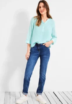 Bluse Mit Streifen