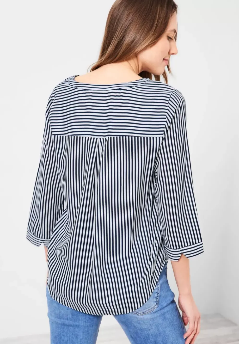 Bluse Mit Streifen