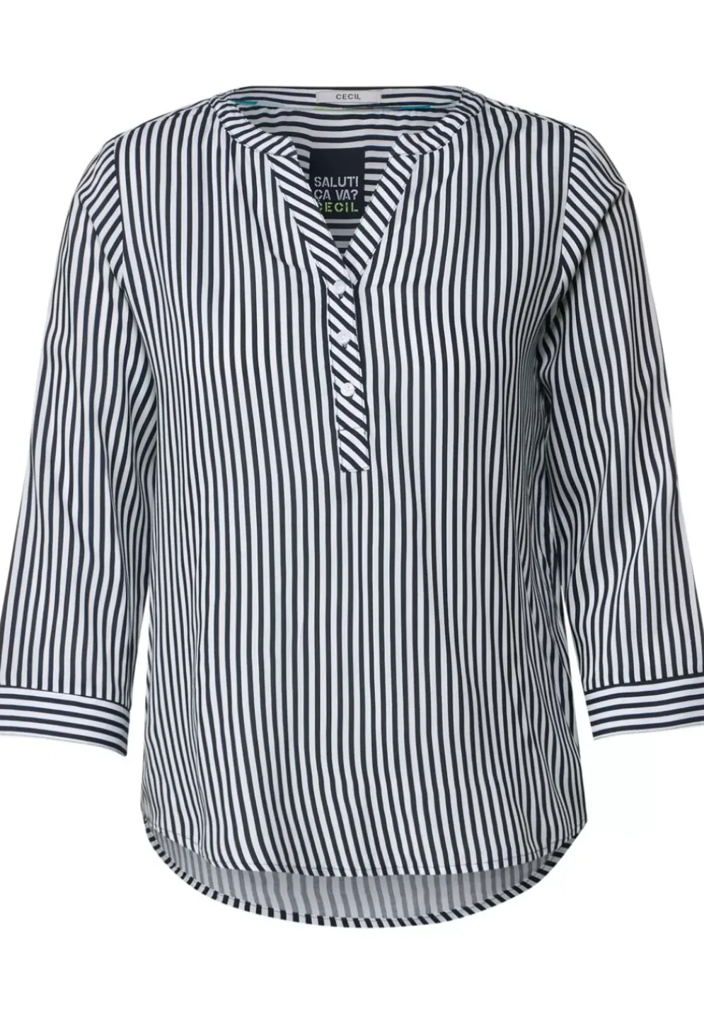Bluse Mit Streifen