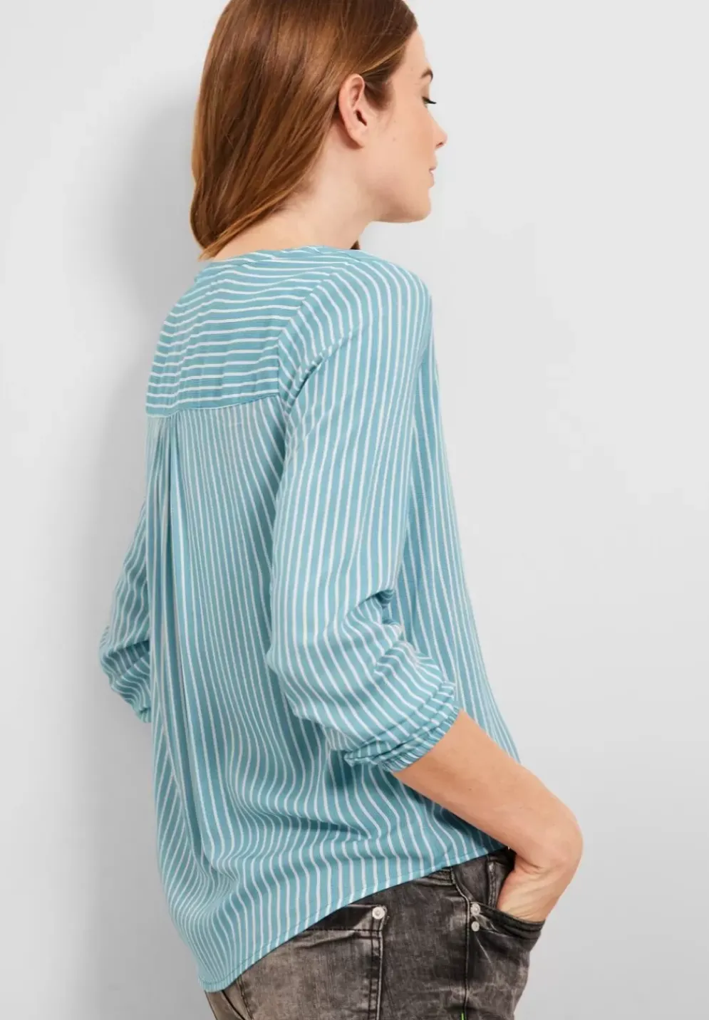 Bluse Mit Streifenmuster
