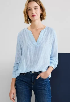 Bluse Mit Streifenmuster