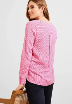 Bluse Mit Streifenmuster