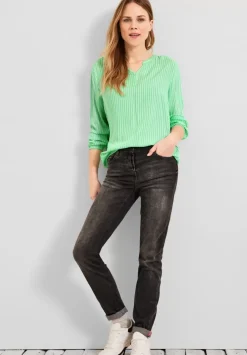 Bluse Mit Streifenmuster