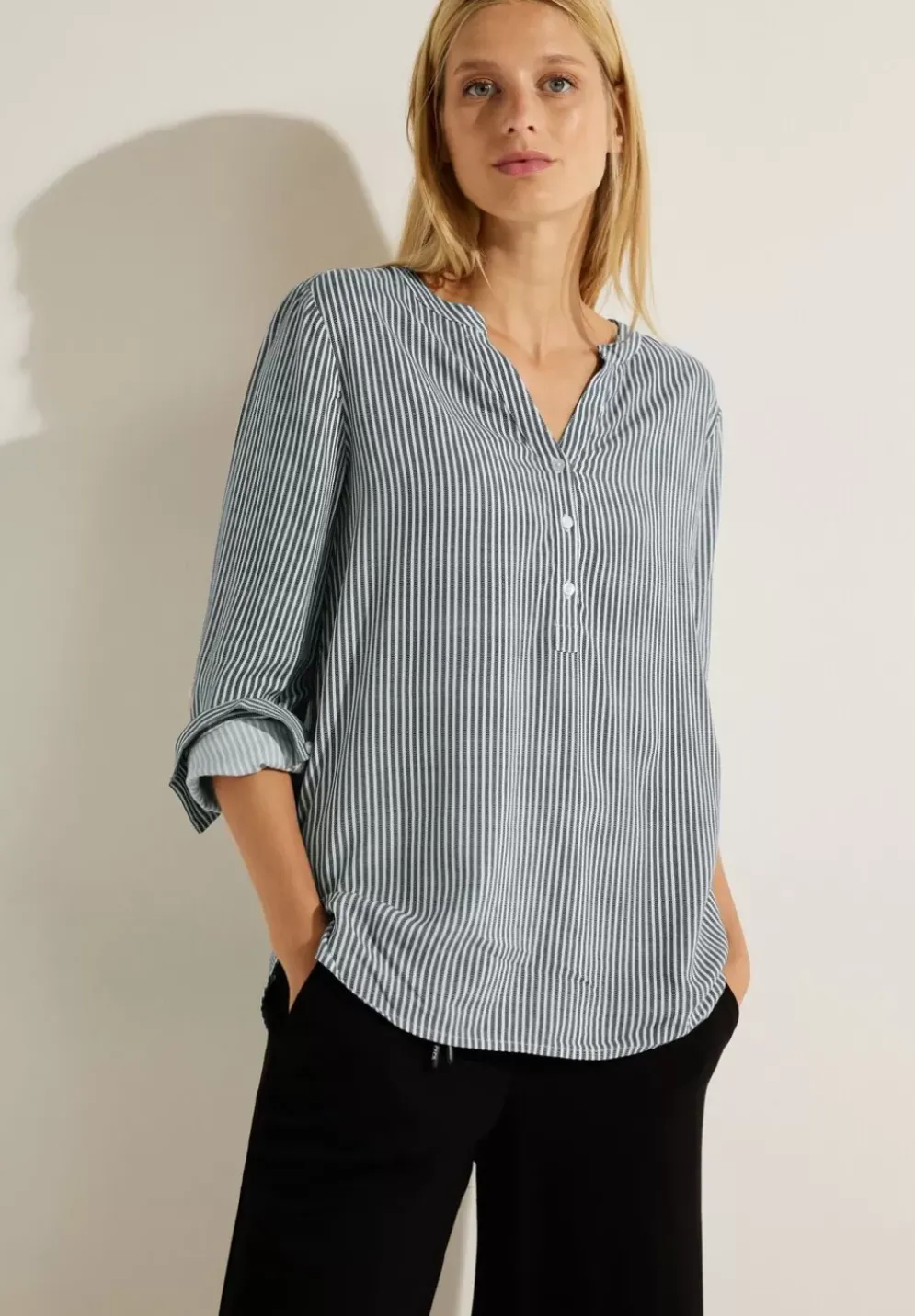 Bluse Mit Streifenmuster