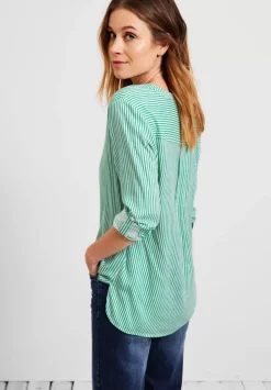 Bluse Mit Streifenmuster