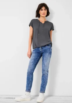 Bluse Mit Tunikabandchen
