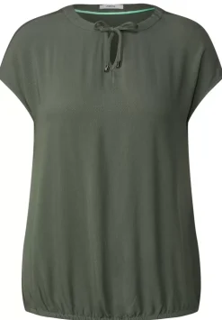 Bluse Mit Tunikabandchen