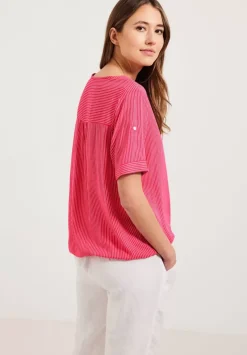 Bluse Mit Turn-Up Armel