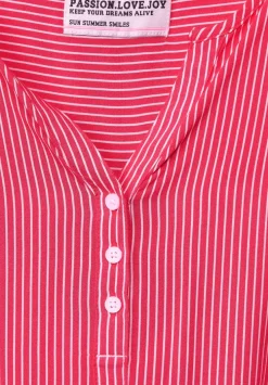 Bluse Mit Turn-Up Armel