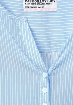 Bluse Mit Turn-Up Armel