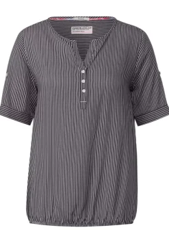 Bluse Mit Turn-Up Armel