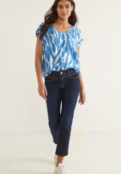 Bluse Mit Zebraprint