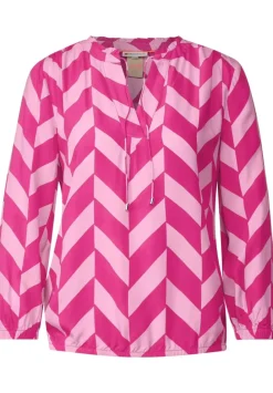 Bluse Mit Zick Zack Muster