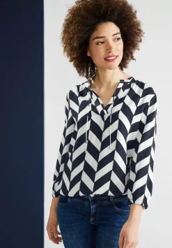 Bluse Mit Zick Zack Muster