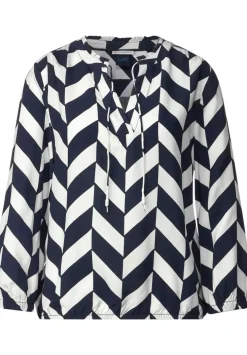 Bluse Mit Zick Zack Muster
