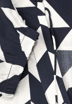 Bluse Mit Zick Zack Muster