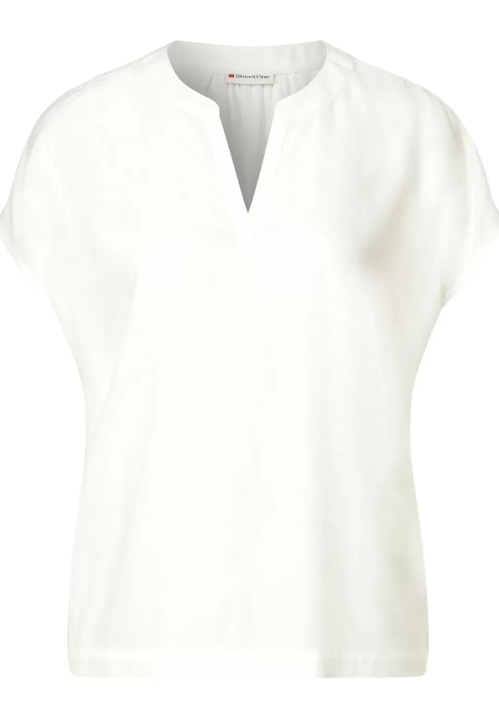 Blusenshirt In Unifarbe