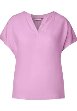 Blusenshirt In Unifarbe