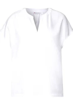 Blusenshirt In Unifarbe