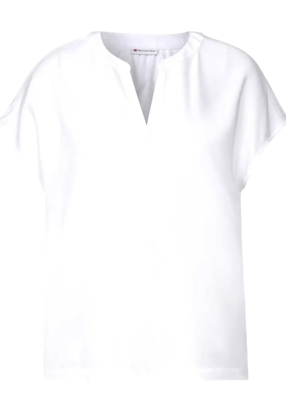 Blusenshirt In Unifarbe