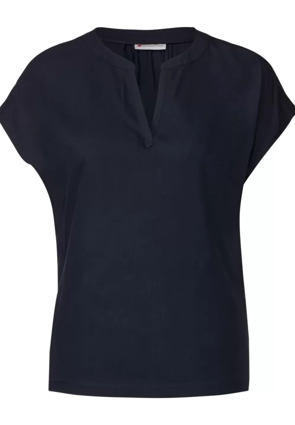 Blusenshirt In Unifarbe