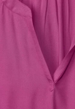 Blusenshirt In Unifarbe