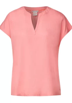 Blusenshirt In Unifarbe