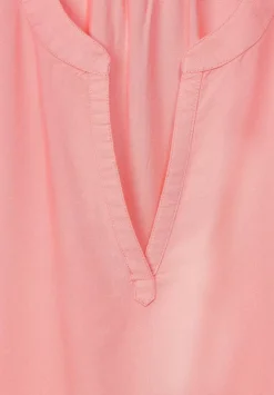 Blusenshirt In Unifarbe