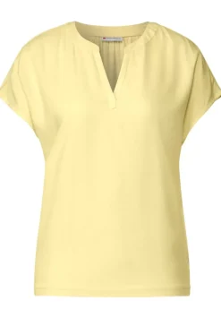 Blusenshirt In Unifarbe