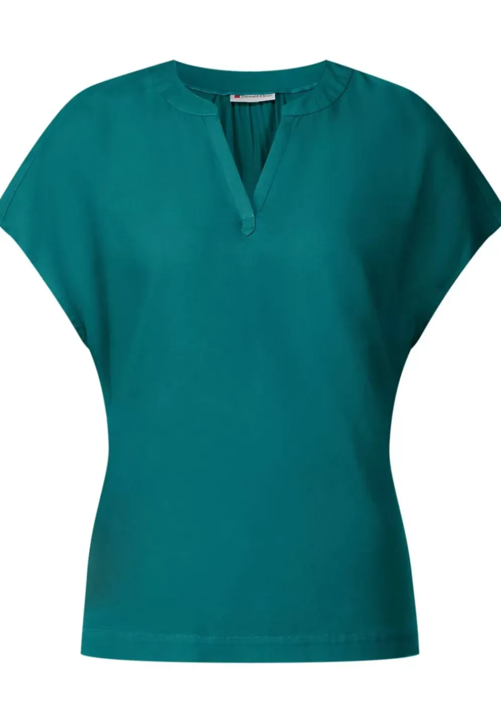 Blusenshirt In Unifarbe