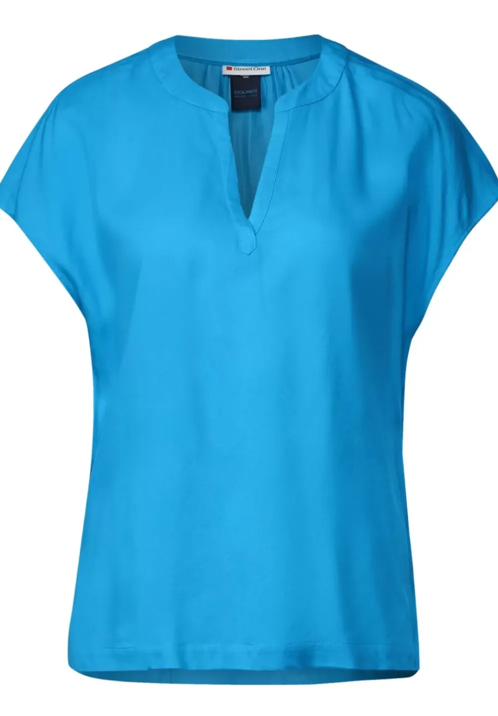 Blusenshirt In Unifarbe