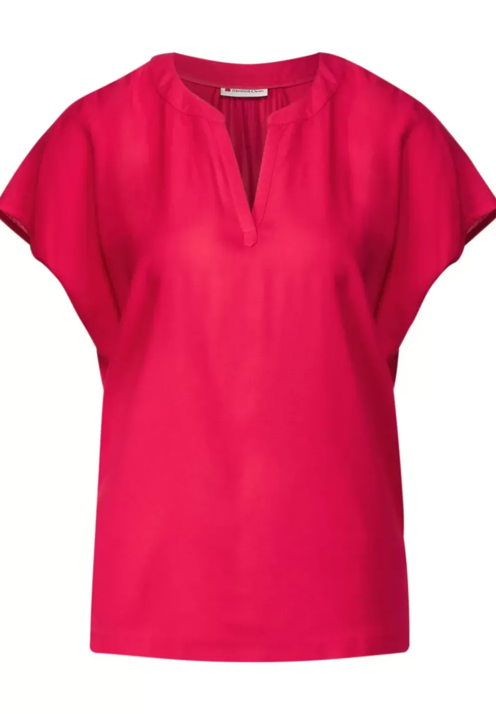 Blusenshirt In Unifarbe