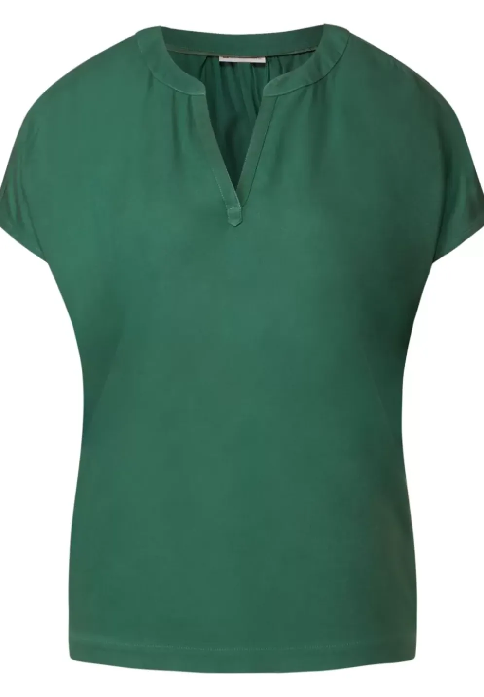 Blusenshirt In Unifarbe