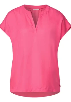 Blusenshirt In Unifarbe