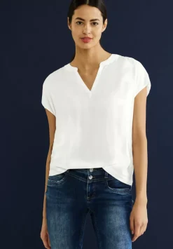 Blusenshirt In Unifarbe