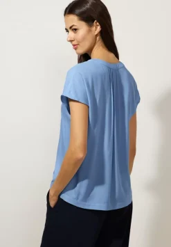 Blusenshirt In Unifarbe