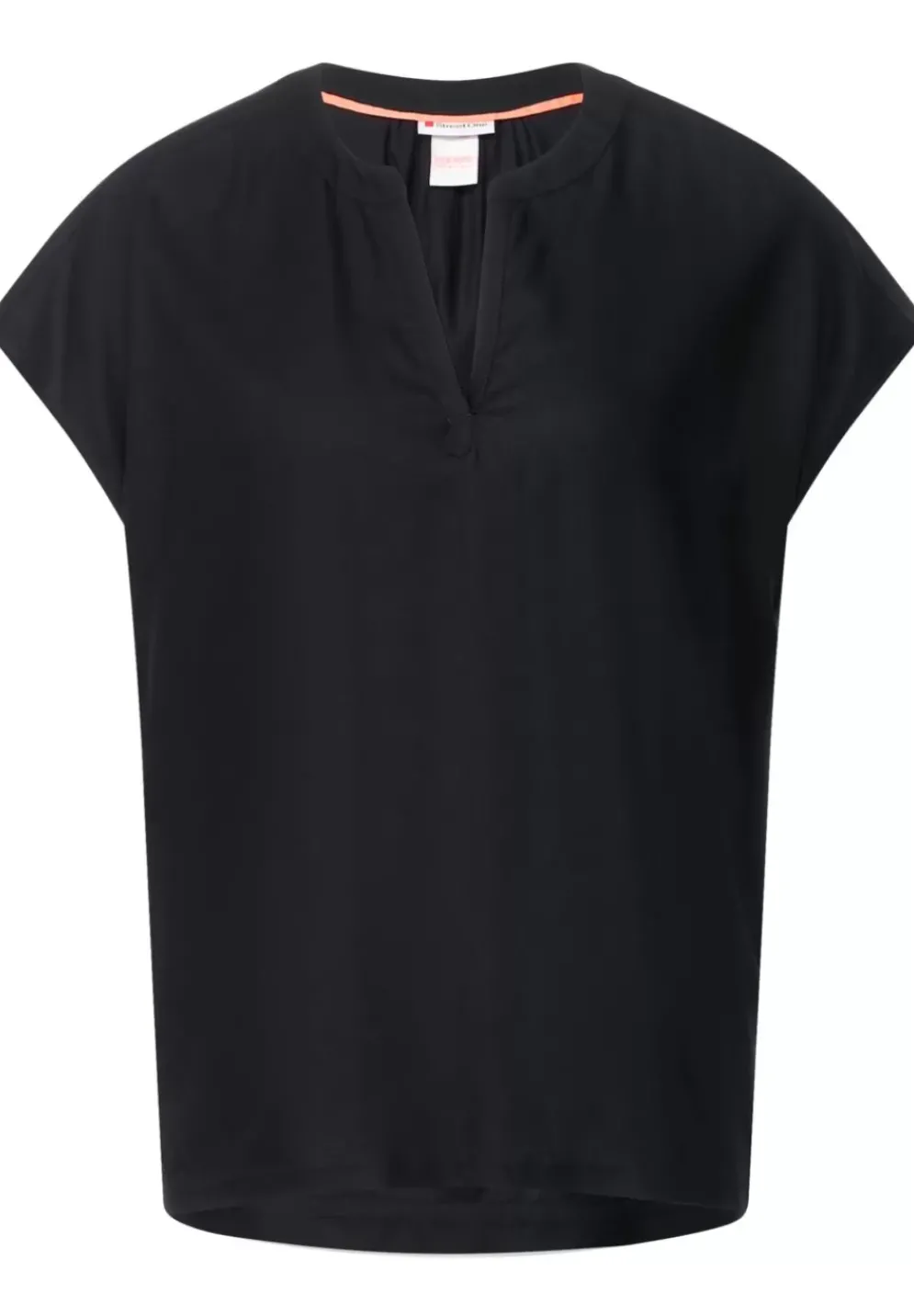 Blusenshirt In Unifarbe