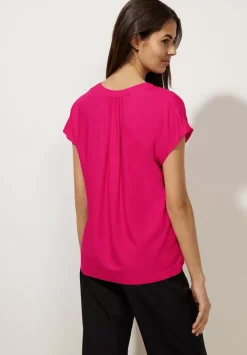 Blusenshirt In Unifarbe