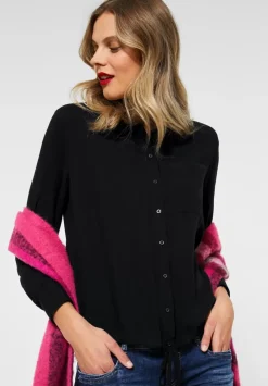 Blusenshirt Mit Knopfleiste