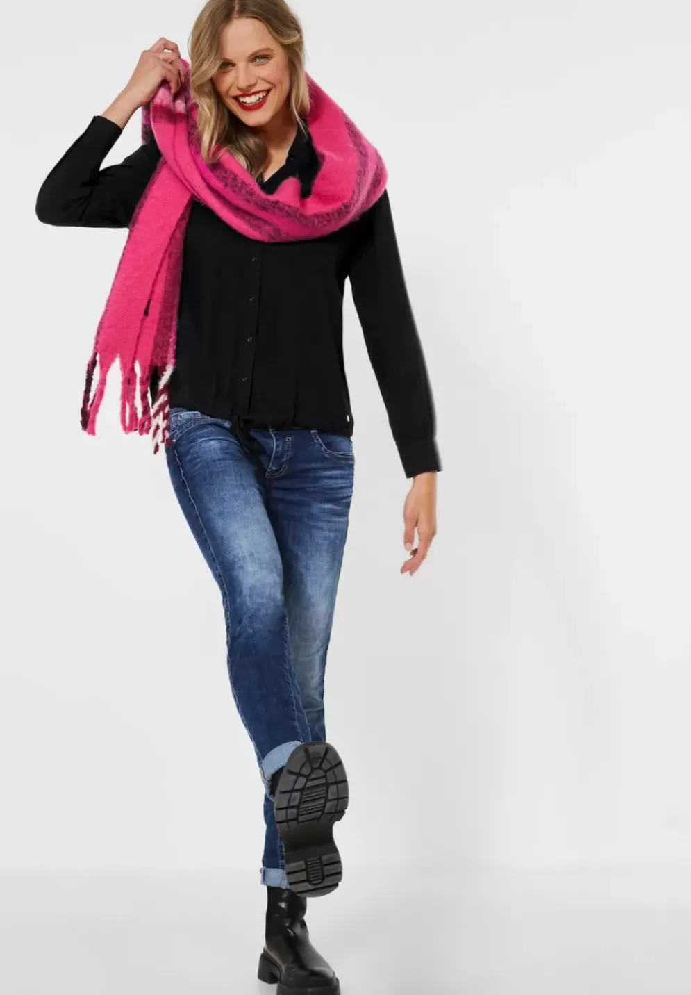 Blusenshirt Mit Knopfleiste