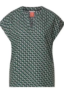 Blusenshirt Mit Minimalprint