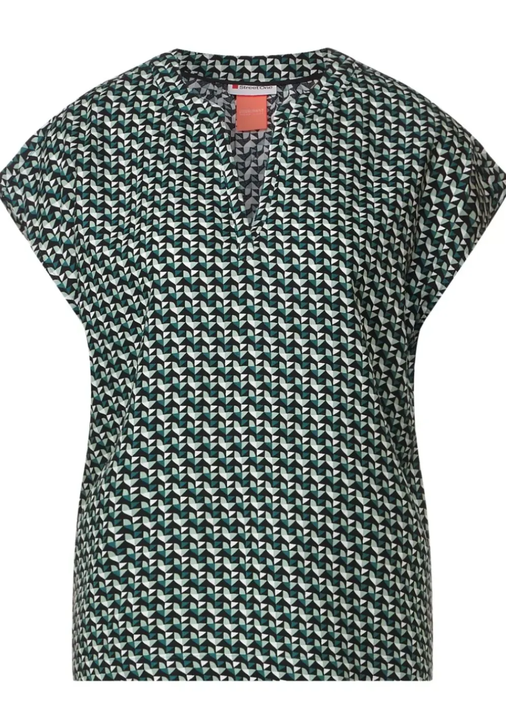 Blusenshirt Mit Minimalprint