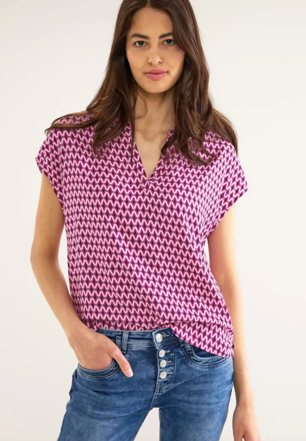 Blusenshirt Mit Print