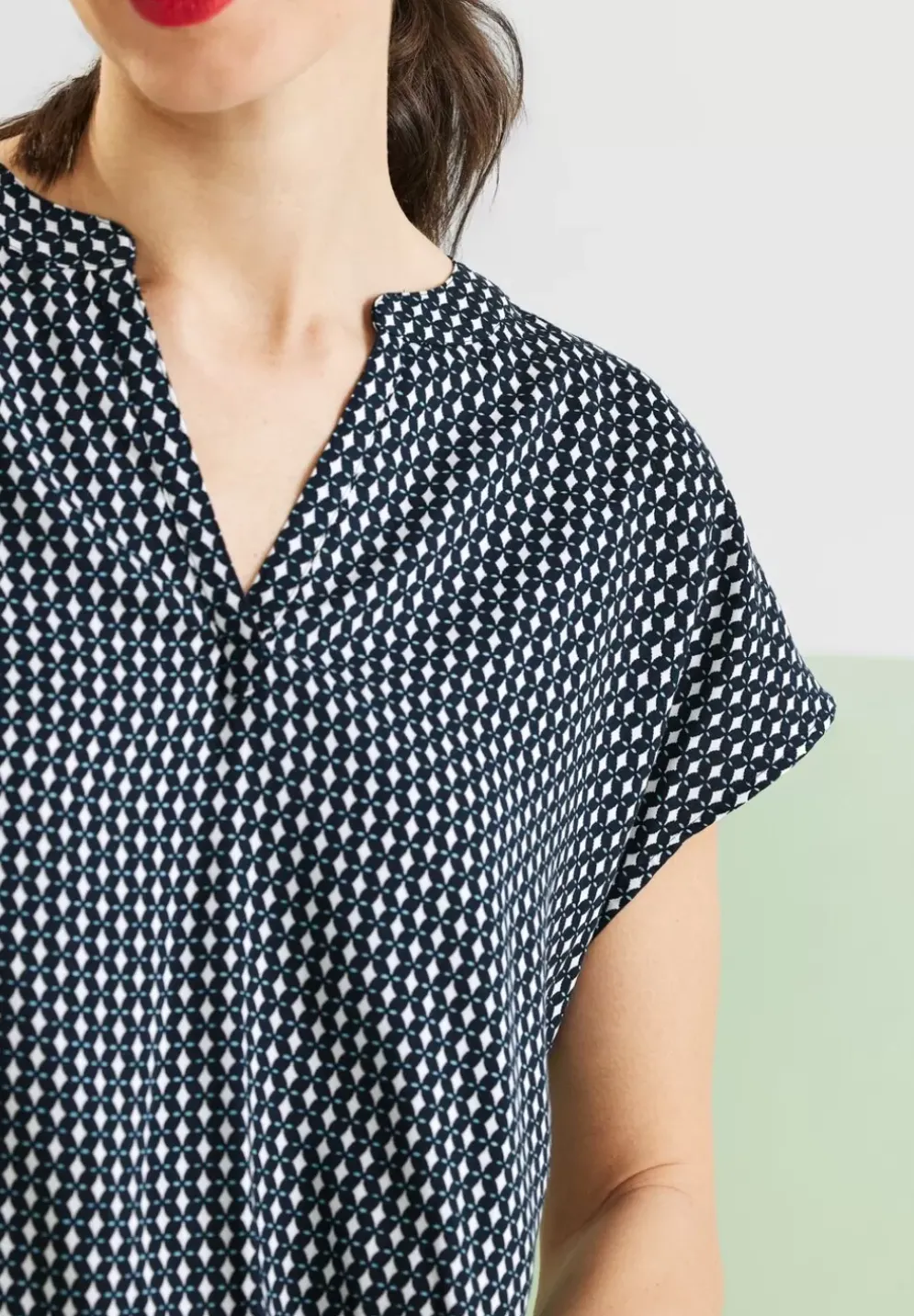 Blusenshirt Mit Print