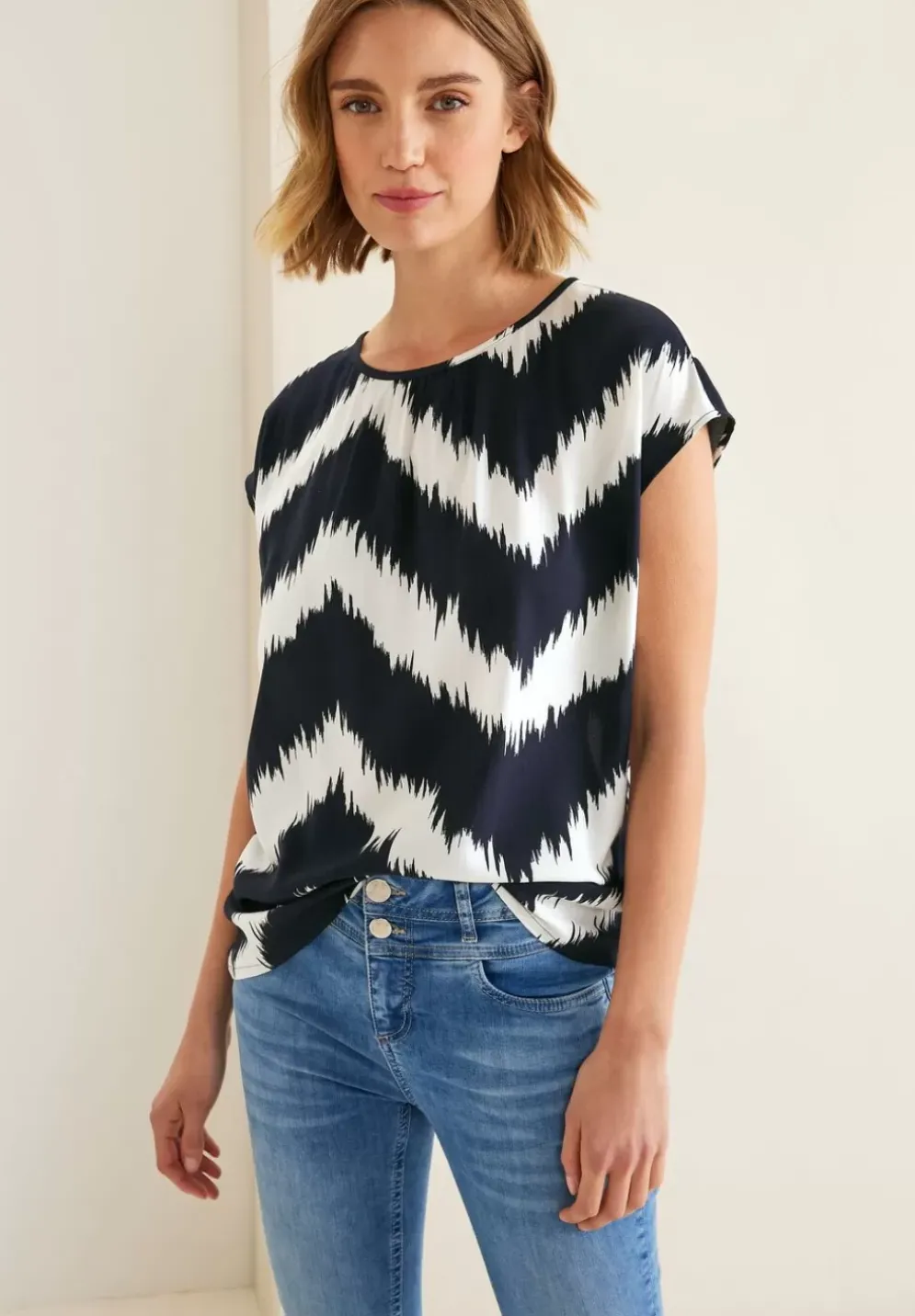 Blusenshirt Mit Print